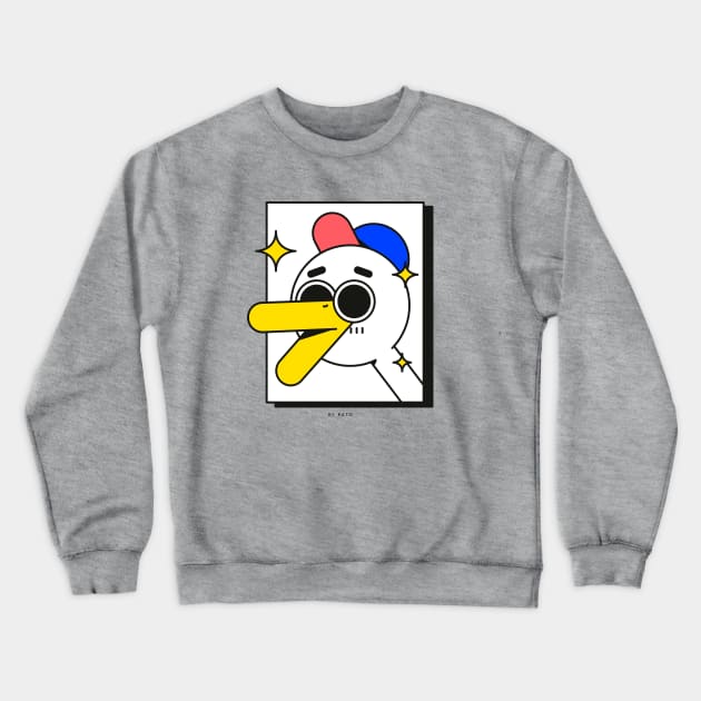 Doodle Duck Crewneck Sweatshirt by bypato